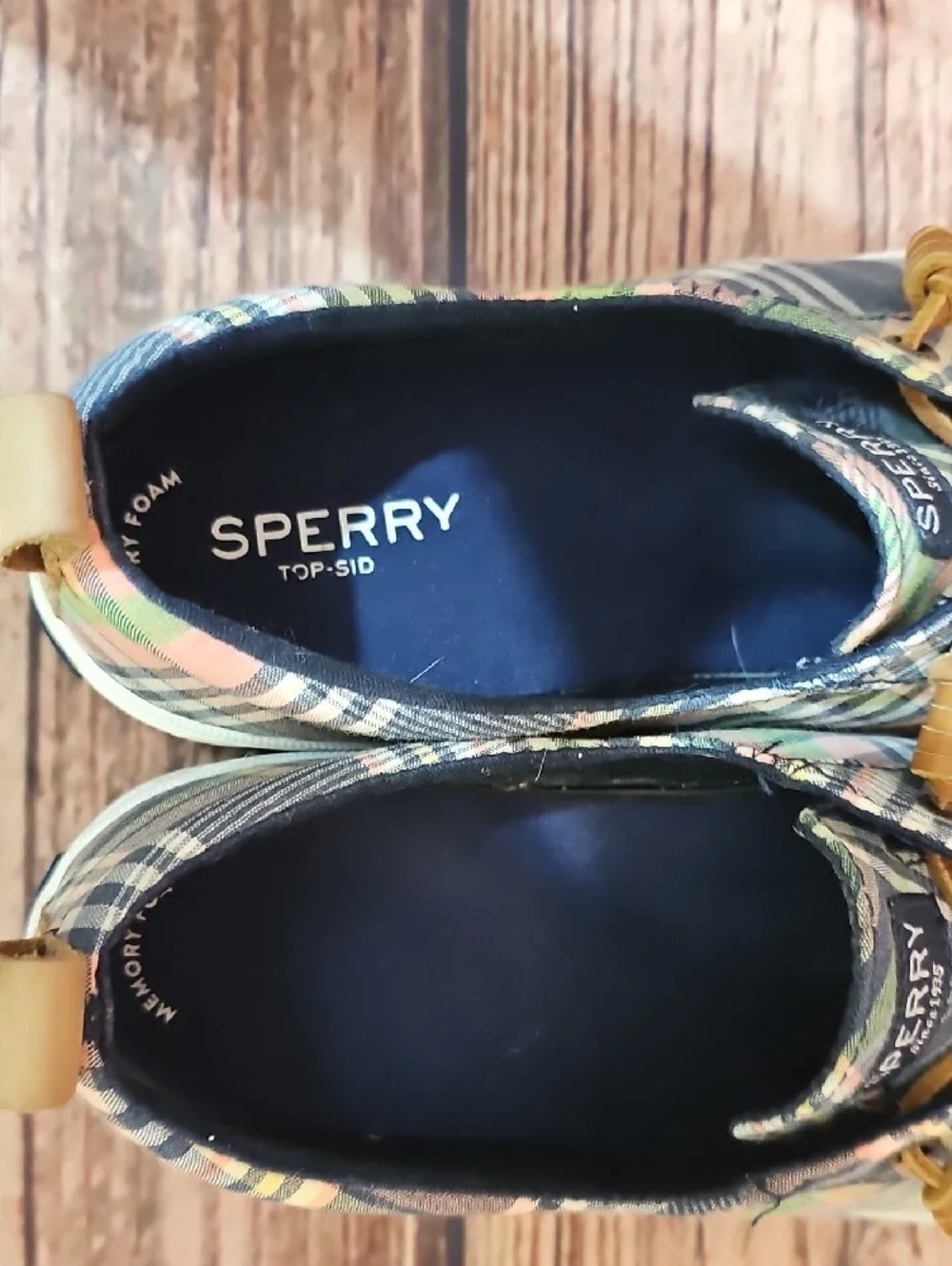 Sperry plaid fabric